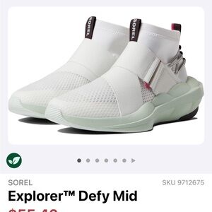 Sorel Explorer Defy Mid, Women’s size 8